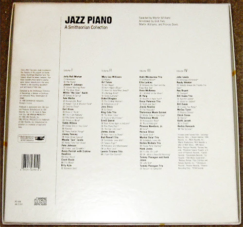 Various - Jazz Piano (A Smithsonian Collection) (4xCD, Album, Comp, Mono + Box) (Mint (M)) - Image 2