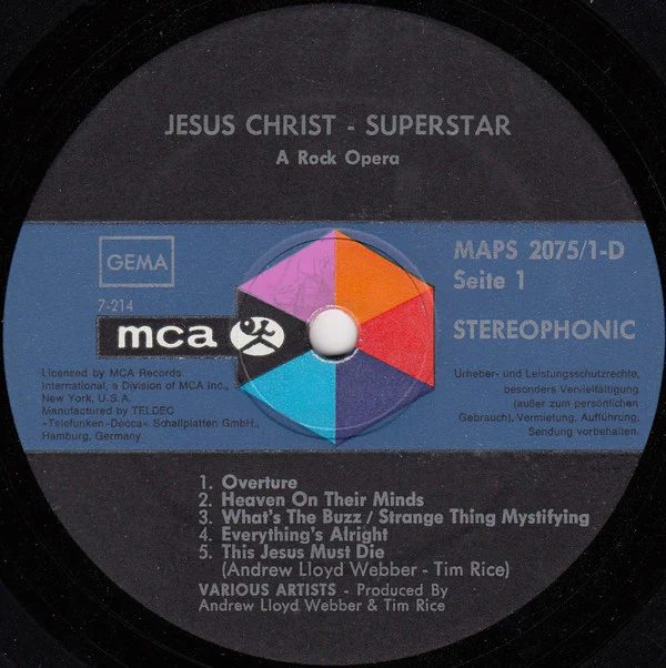 Various - Jesus Christ Superstar (2xLP, Album + Box, Boo) (Near Mint (NM or M-)) - Image 3