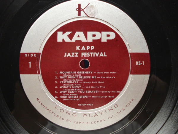 Various - Kapp Jazz Festival (LP, Comp, Mono, Smplr) (Very Good (VG)) - Image 2