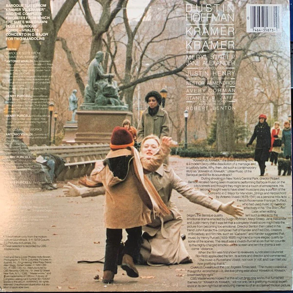 Various - Kramer Vs. Kramer (Soundtrack) (LP, Comp, Ter) (Very Good Plus (VG+)) - Image 2