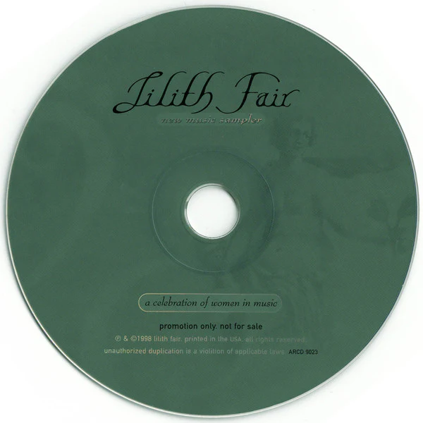 Various - Lilith Fair New Music Sampler (CD, Comp, Promo) (Near Mint (NM or M-)) - Image 3