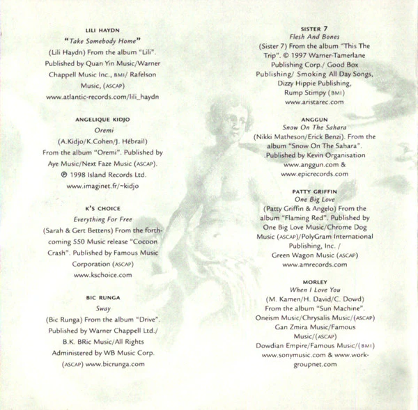 Various - Lilith Fair New Music Sampler (CD, Comp, Promo) (Near Mint (NM or M-)) - Image 5
