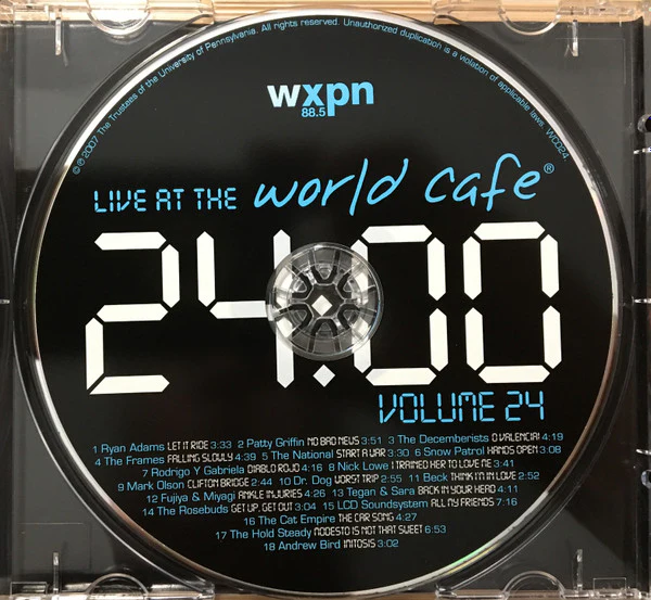 Various - Live At The World Cafe: Vol. 24 - 24:00 (CD, Comp) (Near Mint (NM or M-)) - Image 3