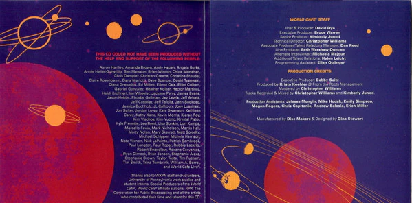 Various - Live At The World Café Volume 34 (CD, Comp, Ltd) (Near Mint (NM or M-)) - Image 4