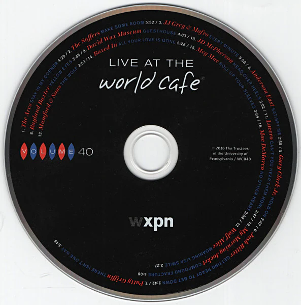 Various - Live At The World Café Volume 40 (CD, Comp) (Very Good Plus (VG+)) - Image 3