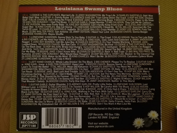 Various - Louisiana Swamp Blues (4xCD, Comp, RM) (Near Mint (NM or M-)) - Image 3
