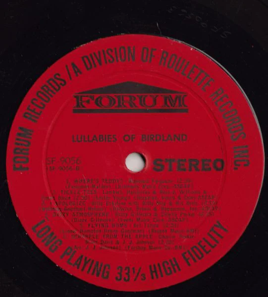 Various - Lullabies Of Birdland (LP, Comp) (Very Good (VG)) - Image 4