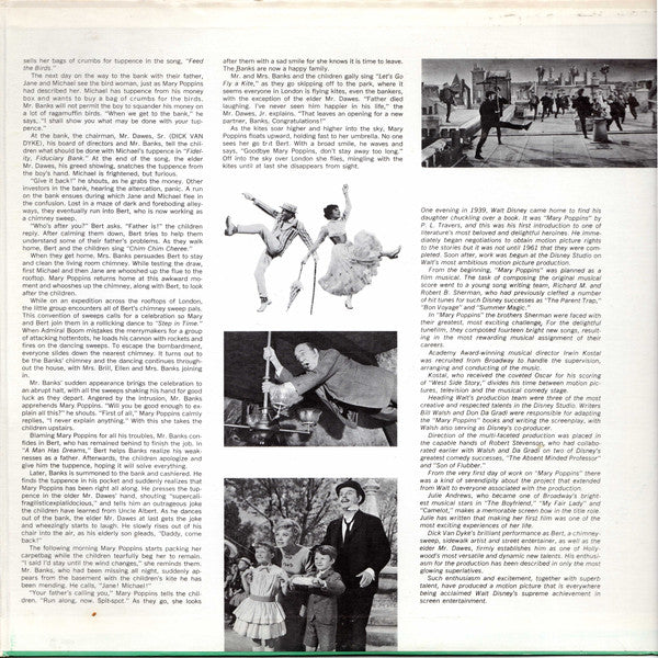 Various - Mary Poppins (Original Cast Sound Track) (LP, Album, Ind) (Very Good (VG)) - Image 3