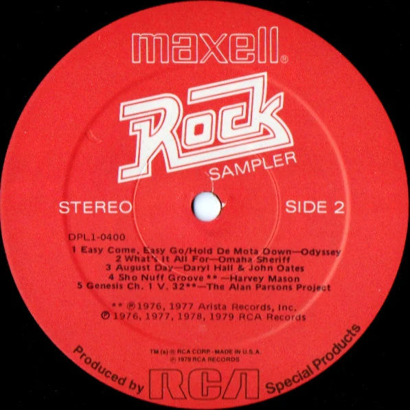 Various - Maxell Rock Sampler (LP, Comp, Ltd, Smplr) (Mint (M)) - Image 4