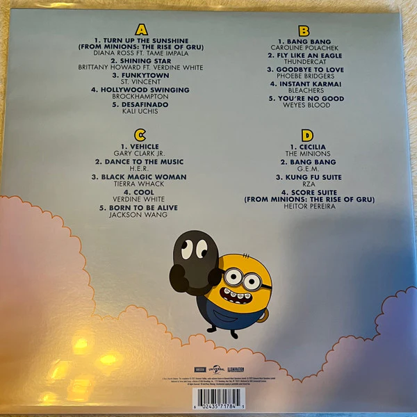 Various - Minions: The Rise Of Gru (Original Motion Picture Soundtrack) (2xLP, Comp) NEW & SEALED - Image 3