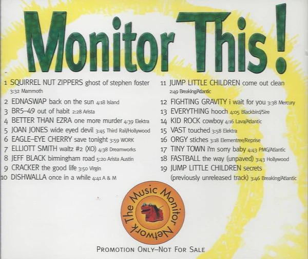 Various - Monitor This! Fall 1998 (CD, Comp, Promo) (Mint (M)) - Image 2