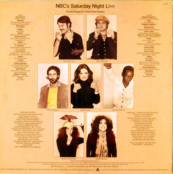 Various - NBC's Saturday Night Live (LP, Album, RE, Bla) (Very Good Plus (VG+)) - Image 2