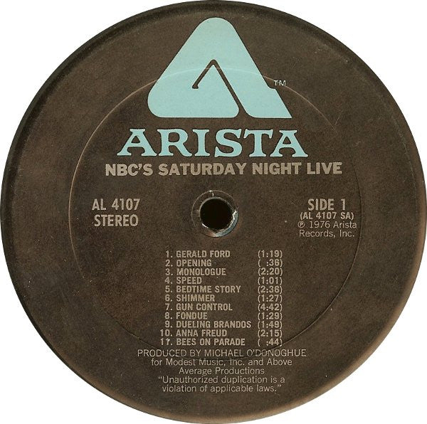 Various - NBC's Saturday Night Live (LP, Album, RE, Bla) (Very Good Plus (VG+)) - Image 3