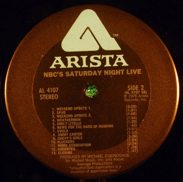 Various - NBC's Saturday Night Live (LP, Album, RE, Bla) (Very Good Plus (VG+)) - Image 4