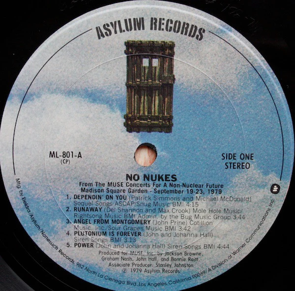 Various - No Nukes - The Muse Concerts For A Non-Nuclear Future (3xLP, Album, CP ) (Very Good Plus (VG+)) - Image 5