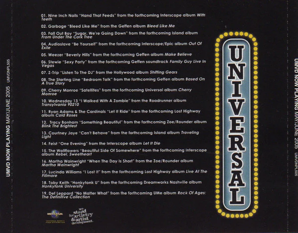 Various - Now Playing May/June 2005 (CD, Comp, Promo) (Near Mint (NM or M-)) - Image 2