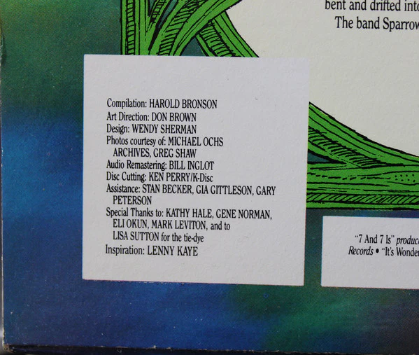 Various - Nuggets Volume 9: Acid Rock (LP, Comp, Mono, Rai) (Very Good (VG)) - Image 5