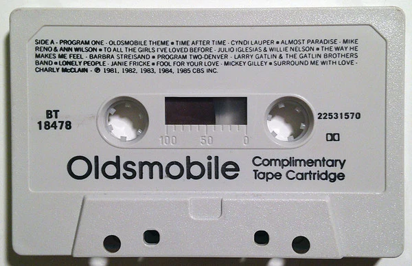 Various - Oldsmobile Complimentary Tape Cartridge (Cass, Comp) (Near Mint (NM or M-)) - Image 3