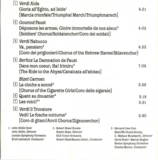 Various - Opera Choruses (CD, Album) (Near Mint (NM or M-)) - Image 5