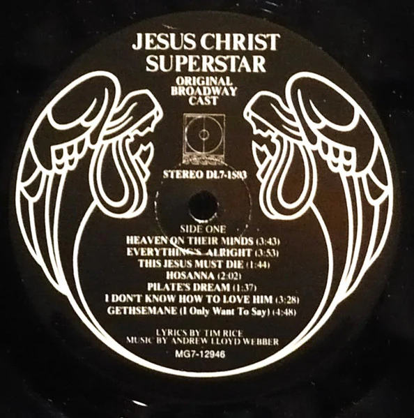 Various - Original Broadway Cast - Jesus Christ Superstar (LP, Album, Gat) (Very Good Plus (VG+)) - Image 3