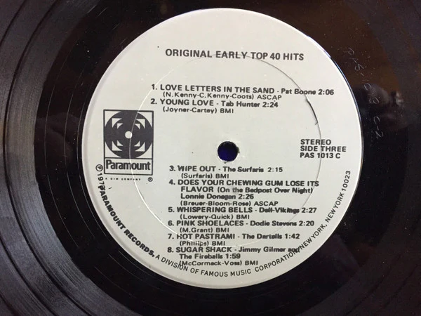 Various - Original Early Top 40 Hits (2xLP, Comp) (Very Good (VG)) - Image 5