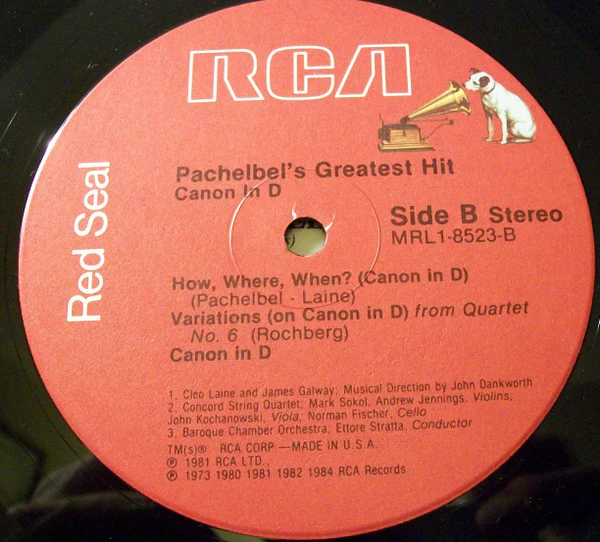 Various - Pachelbel's Greatest Hit (LP, Comp) (Very Good Plus (VG+)) - Image 4