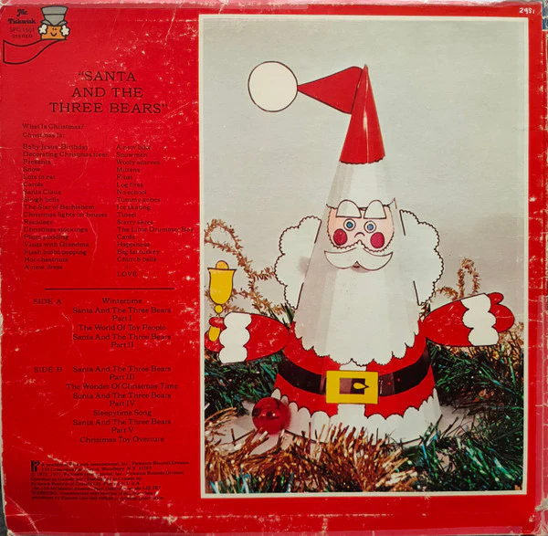 Various - Santa And The Three Bears (LP, Album, RE) (Very Good Plus (VG+)) - Image 2