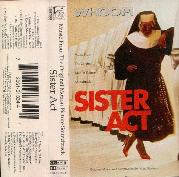 Various - Sister Act (Music From The Original Motion Picture Soundtrack) (Cass, Comp, Dol) (Near Mint (NM or M-))