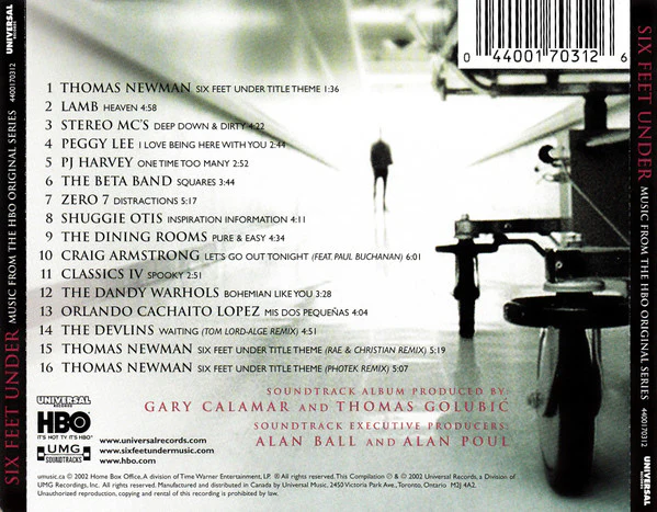 Various - Six Feet Under (Music From The HBO Original Series) (CD, Comp) (Very Good Plus (VG+)) - Image 2