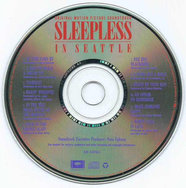 Various - Sleepless In Seattle (Original Motion Picture Soundtrack) (CD, Comp) (Near Mint (NM or M-)) - Image 3