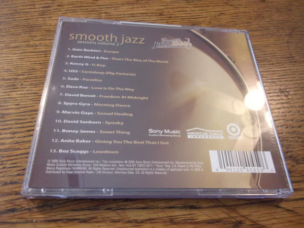 Various - Smooth Jazz Sessions Volume 2 (CD, Comp) (Very Good Plus (VG+)) - Image 2