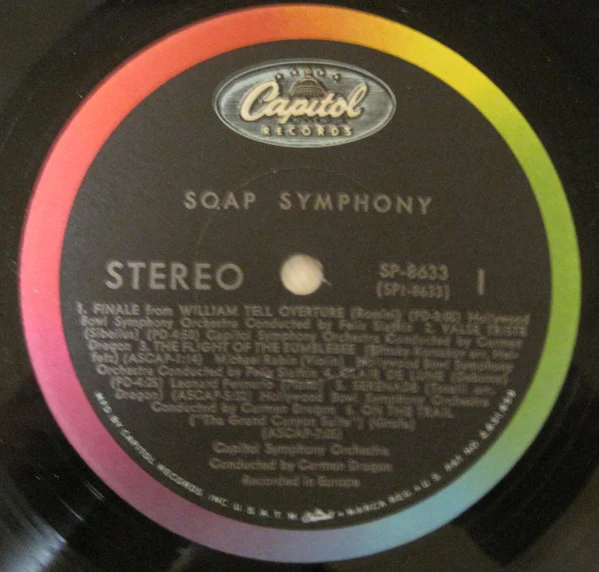 Various - Soap Symphony (Classic Themes From The Golden Age Of Radio) (LP, Comp) (Very Good (VG)) - Image 3