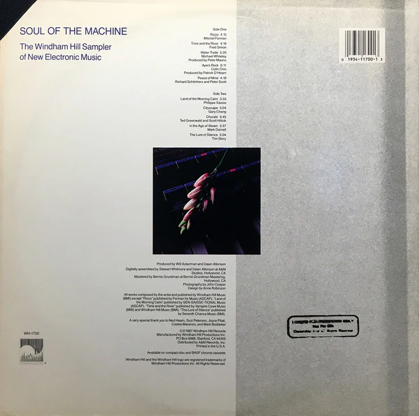 Various - Soul Of The Machine (The Windham Hill Sampler Of New Electronic Music) (LP, Comp, Smplr) (Near Mint (NM or M-)) - Image 2