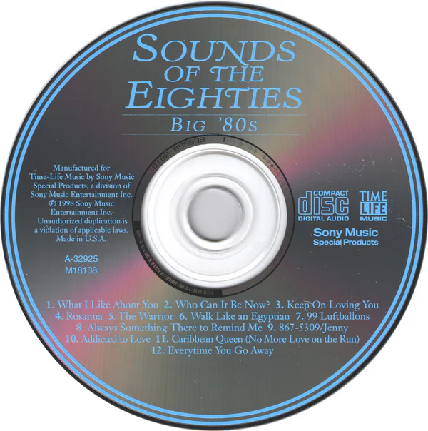 Various - Sounds Of The Eighties - Big '80s (CD, Comp) (Near Mint (NM or M-)) - Image 3