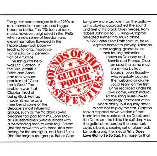 Various - Sounds Of The Seventies - Guitar Power (CD, Comp) (Near Mint (NM or M-)) - Image 4