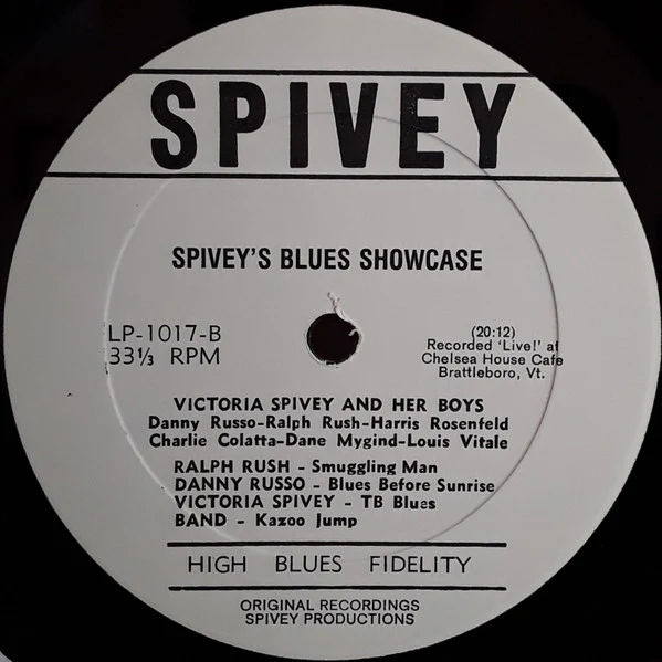 Various - Spivey's Blues Showcase (LP, Album) (Near Mint (NM or M-)) - Image 4