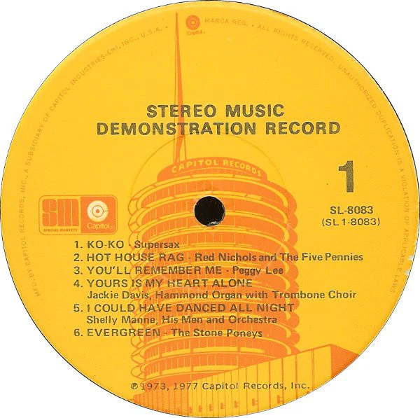 Various - Stereo Music Demonstration Record (LP, Comp, Smplr) (Very Good Plus (VG+)) - Image 3