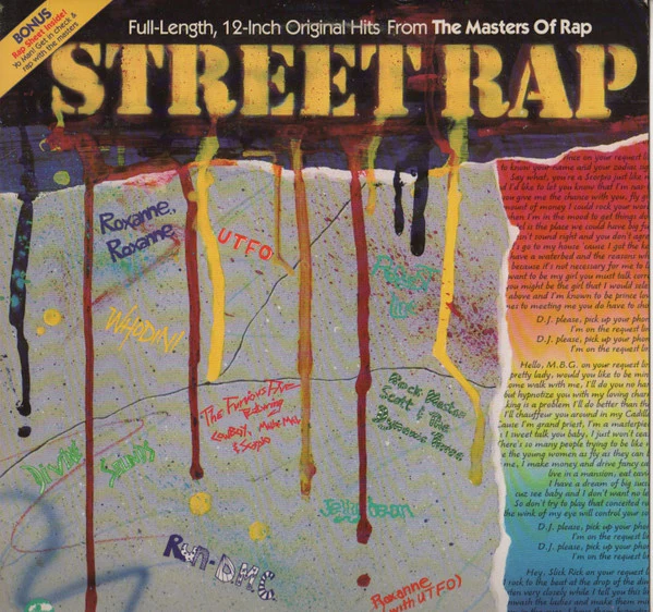 Various - Street Rap (LP, Comp) (Near Mint (NM or M-))