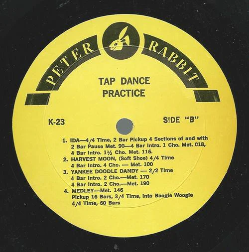 Various - Tap Dance Practice Record - With Metronome Indications (LP) (Very Good (VG)) - Image 4