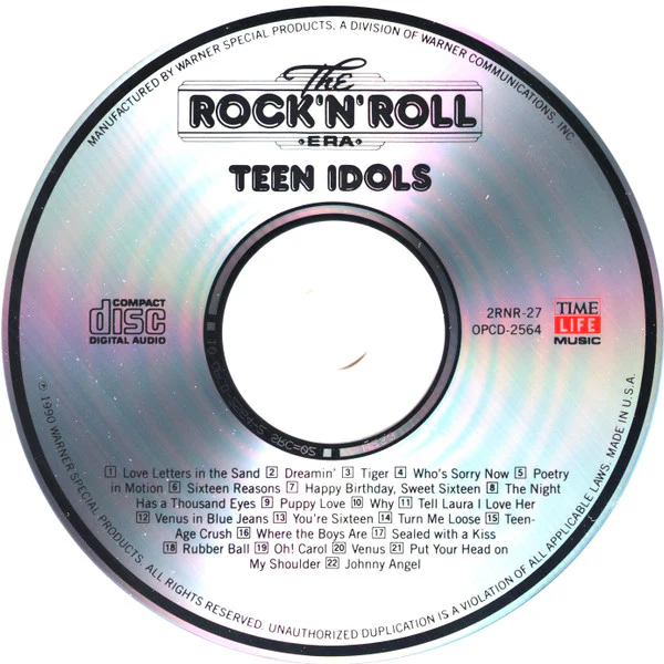 Various - Teen Idols (CD, Comp, RM) (Near Mint (NM or M-)) - Image 3