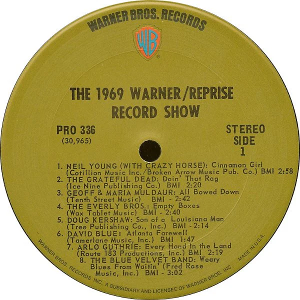 Various - The 1969 Warner/Reprise Record Show (2xLP, Comp, RP) (Very Good Plus (VG+)) - Image 3