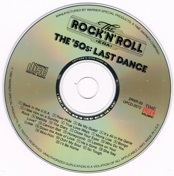 Various - The '50s: Last Dance (CD, Comp, Mono, RE, RM) (Near Mint (NM or M-)) - Image 3