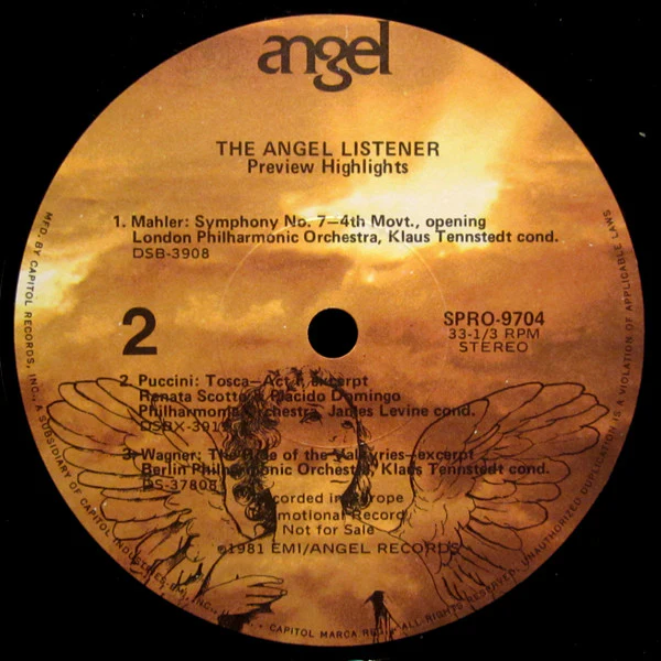 Various - The Angel Listener - Preview Highlights (7", EP, Promo) (Very Good (VG)) - Image 4