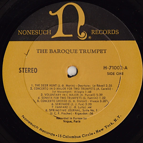 Various - The Baroque Trumpet (LP, Comp) (Very Good (VG)) - Image 5