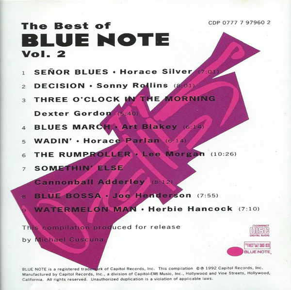 Various - The Best Of Blue Note Vol. 2 (CD, Comp, Mono, RE, RP) (Very Good Plus (VG+)) - Image 4