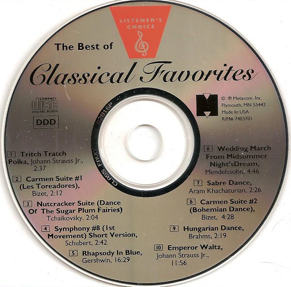 Various - The Best Of Classical Favorites (CD, Comp) (Near Mint (NM or M-)) - Image 3