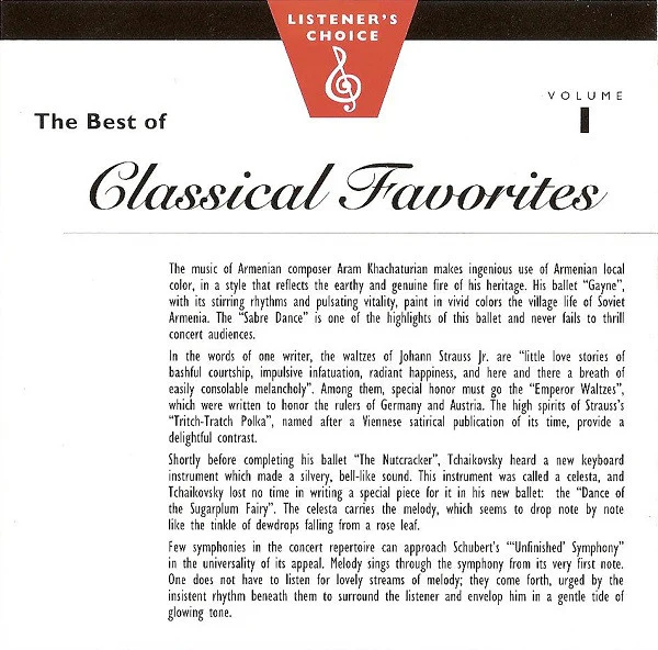 Various - The Best Of Classical Favorites (CD, Comp) (Near Mint (NM or M-)) - Image 4