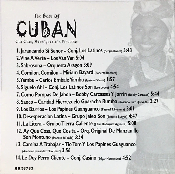 Various - The Best Of Cuban Cha Chas, Merengues And Rhumbas (CD, Album, Comp) (Near Mint (NM or M-)) - Image 2