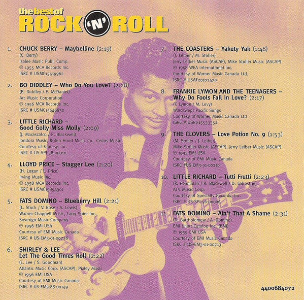Various - The Best Of Rock 'N' Roll (CD, Comp) (Very Good Plus (VG+)) - Image 2