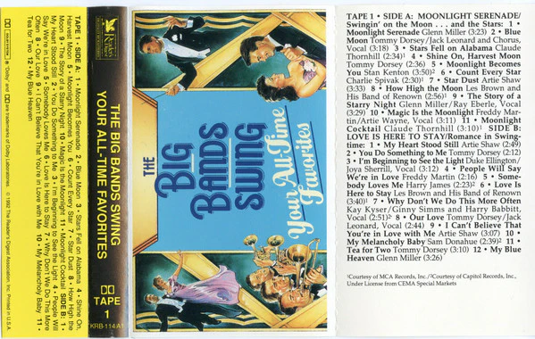 Various - The Big Bands Swing Your All Time Favorites (4xCass, Comp, RM + Box) (Near Mint (NM or M-)) - Image 2